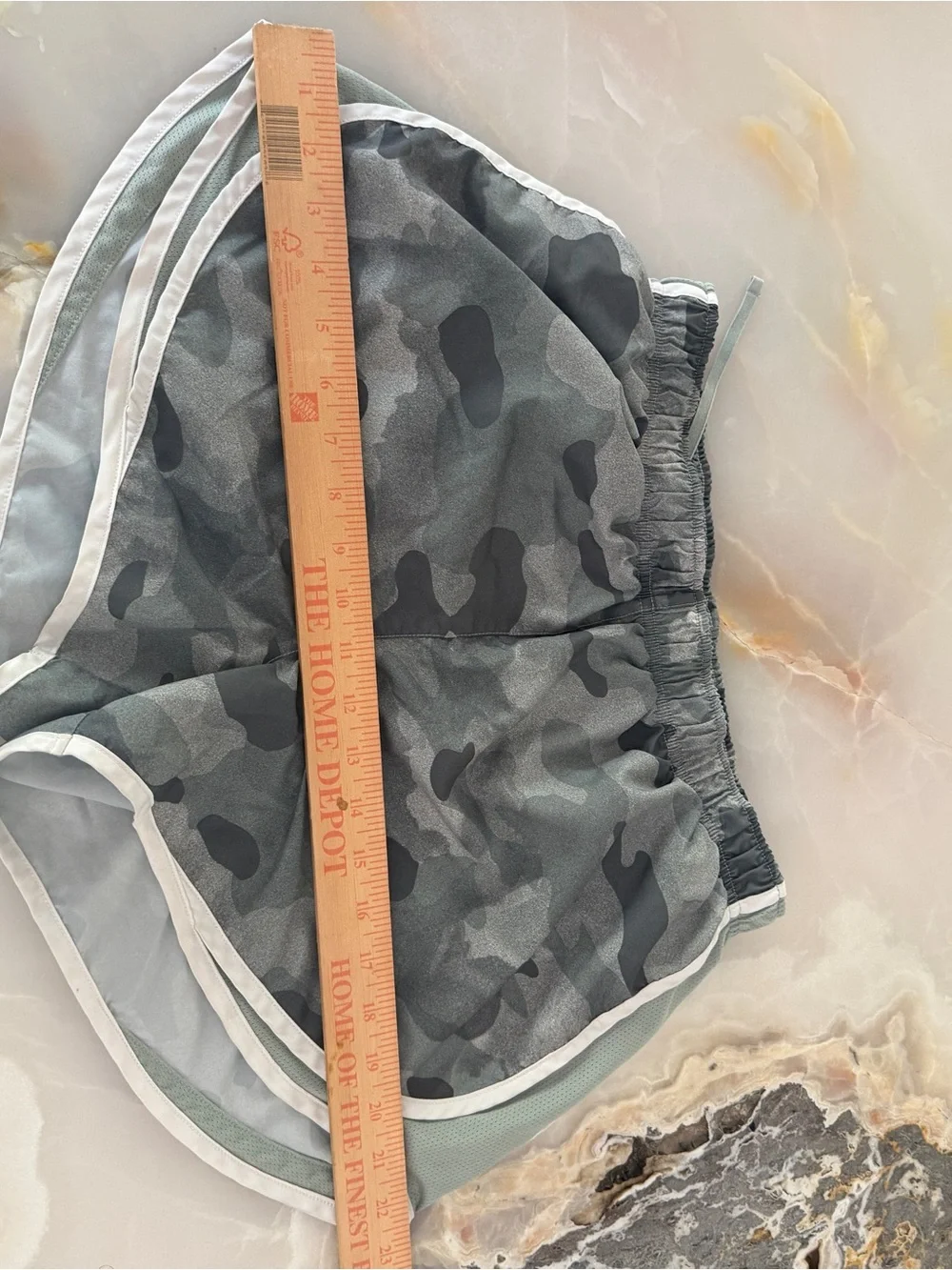 Nike Dri-FIT Light Olive/Gray Athletic Shorts